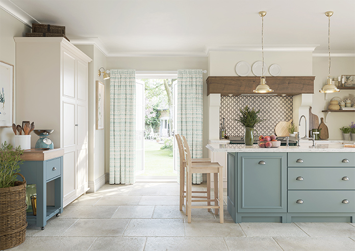 Bohemian, Crystal Blue - Made to Measure Curtains - Image 14